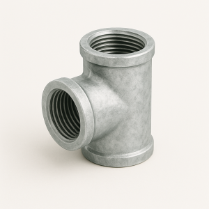 Тройник оцинкованный приварной ДУ 133 в наличии в Курске