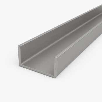 Профиль п-образный нержавеющий 200х100х10х10 мм AISI 304 в наличии в Курске