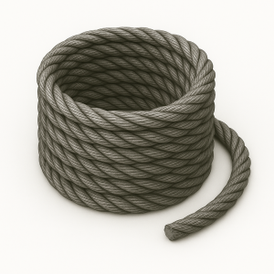 Канат тройной свивки ЛК-Р 59,5 мм ГОСТ 3089-80 в наличии в Курске