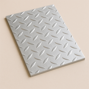 Алюминиевый рифленый лист даймонд 1,2х1000х2000 мм АМг2 в наличии в Курске