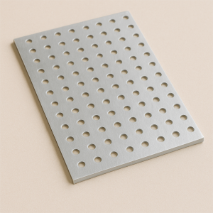 Алюминиевый перфорированный лист Qg 10х15х1 мм АМГ3Н2 в наличии в Курске
