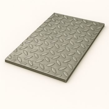 Лист стальной рифленый 8х1500х6000 мм чечевица Ст3сп в наличии в Курске