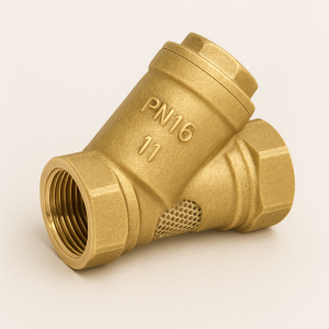 Латунный фильтр сетчатый резьбовой ДУ 32 РУ 16 ГОСТ 15527-2004 в наличии в Курске