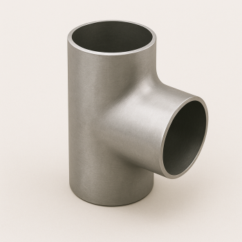 Тройник нержавеющий равнопроходной 159х4,5 мм 12Х18Н10Т в наличии в Курске