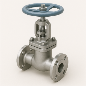 Задвижка нержавеющая фланцевая Ду 125 Ру 16 в наличии в Курске