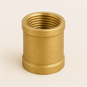 Муфта латунная прямая резьбовая 40 мм 1 1/2 ГОСТ 32590-2013 в наличии в Курске